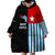 Personalised West Papua Wearable Blanket Hoodie Polynesian Pattern With Coat Of Arms LT05 - Polynesian Pride