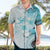 Samoa Siapo Pattern With Teal Hibiscus Hawaiian Shirt LT05 - Polynesian Pride