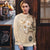 Samoa Siapo Pattern With Beige Hibiscus Ugly Christmas Sweater