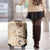 Samoa Siapo Pattern With Beige Hibiscus Luggage Cover