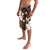 Samoa Siapo Pattern With Brown Hibiscus Lavalava LT05 - Polynesian Pride