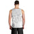 Samoa Siapo Pattern With White Hibiscus Men Tank Top LT05 - Polynesian Pride