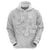 Samoa Siapo Pattern With White Hibiscus Zip Hoodie LT05 - Polynesian Pride