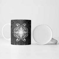 New Zealand Matariki Ceramic Mug Maori Moko Black Galaxy LT05 - Polynesian Pride