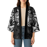 New Zealand Matariki Kimono Maori Moko Black Galaxy LT05 - Polynesian Pride