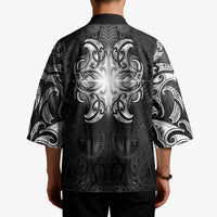 New Zealand Matariki Kimono Maori Moko Black Galaxy LT05 - Polynesian Pride