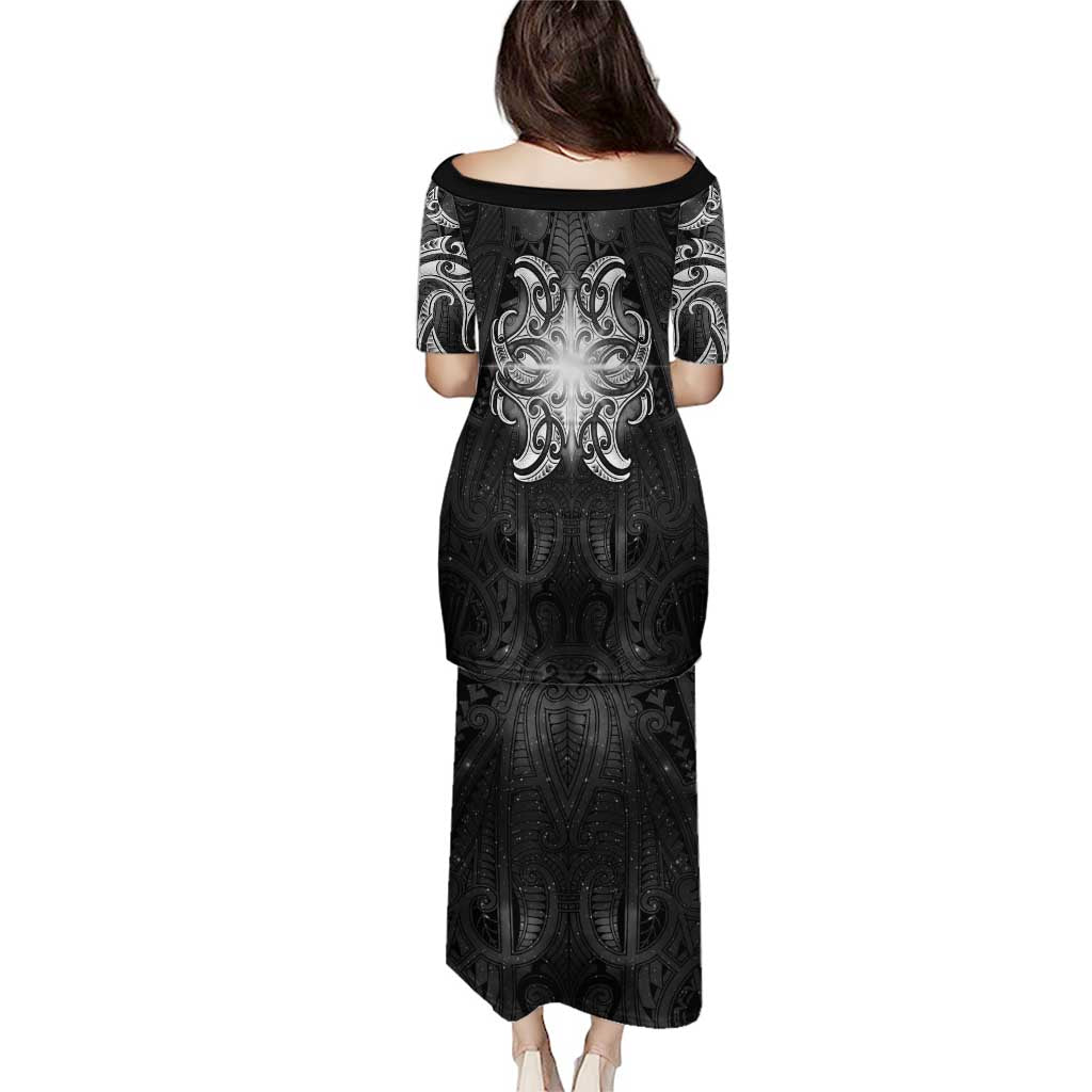 New Zealand Matariki Puletasi Maori Moko Black Galaxy LT05 - Polynesian Pride