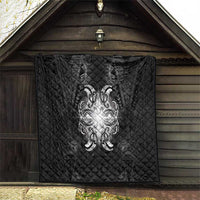New Zealand Matariki Quilt Maori Moko Black Galaxy LT05 - Polynesian Pride