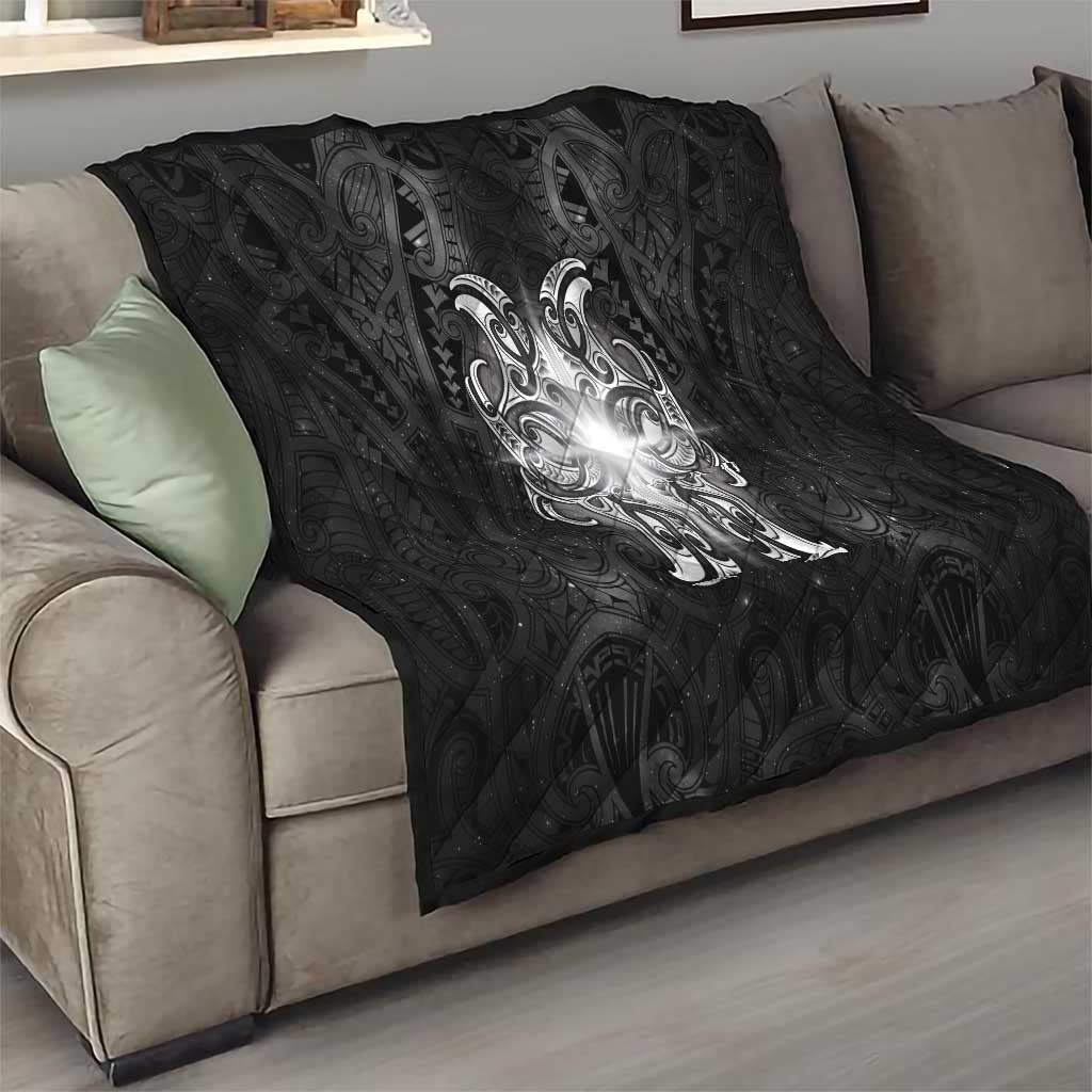 New Zealand Matariki Quilt Maori Moko Black Galaxy LT05 - Polynesian Pride