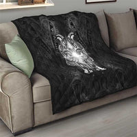 New Zealand Matariki Quilt Maori Moko Black Galaxy LT05 - Polynesian Pride