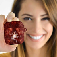 New Zealand Matariki Pohutukawa AirPods Case Maori Moko Red Galaxy LT05 - Polynesian Pride