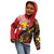 Papua New Guinea And Australia Aboriginal Kid Hoodie Bird Of Paradise And Kangaroo Together