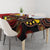 Papua New Guinea And Australia Aboriginal Tablecloth Bird Of Paradise And Kangaroo Together