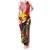 Papua New Guinea And Australia Aboriginal Tank Maxi Dress Bird Of Paradise And Kangaroo Together