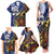 Samoa And Australia Together Family Matching Tank Maxi Dress and Hawaiian Shirt Aboriginal Mix Polynesian