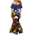 Samoa And Australia Together Mermaid Dress Aboriginal Mix Polynesian