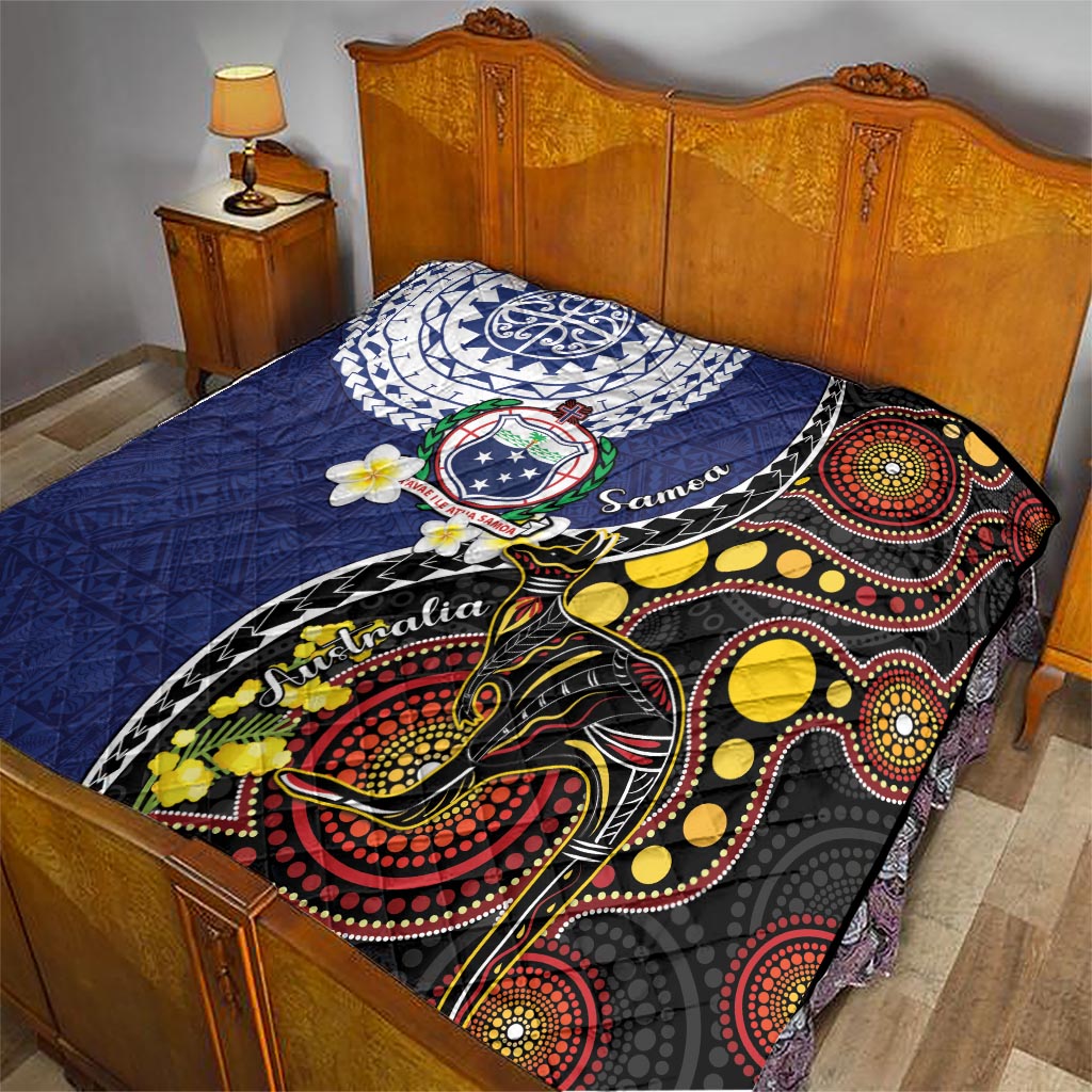 Samoa And Australia Together Quilt Aboriginal Mix Polynesian LT05 - Polynesian Pride