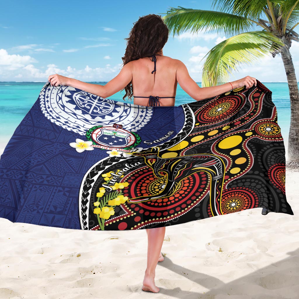 Samoa And Australia Together Sarong Aboriginal Mix Polynesian LT05 - Polynesian Pride