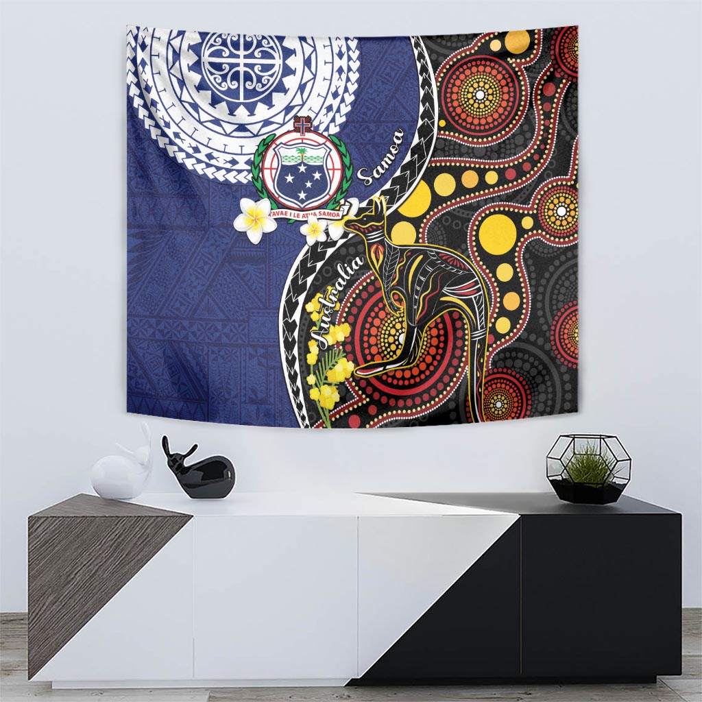 Samoa And Australia Together Tapestry Aboriginal Mix Polynesian LT05 - Polynesian Pride