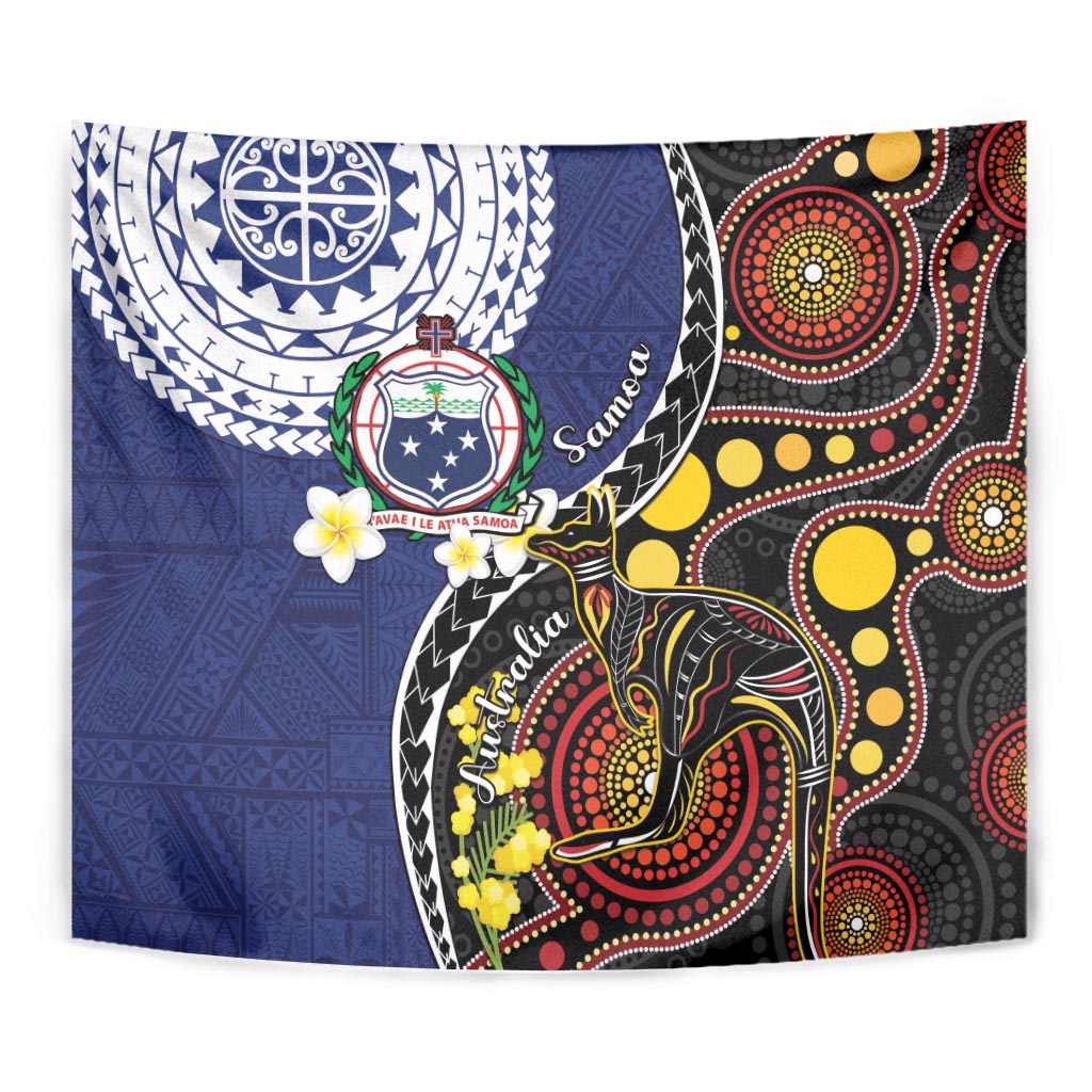 Samoa And Australia Together Tapestry Aboriginal Mix Polynesian LT05 - Polynesian Pride