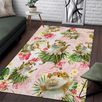 Hawaii Guinea Hula Pig Area Rug Funny Tropical Style LT05 Pink - Polynesian Pride