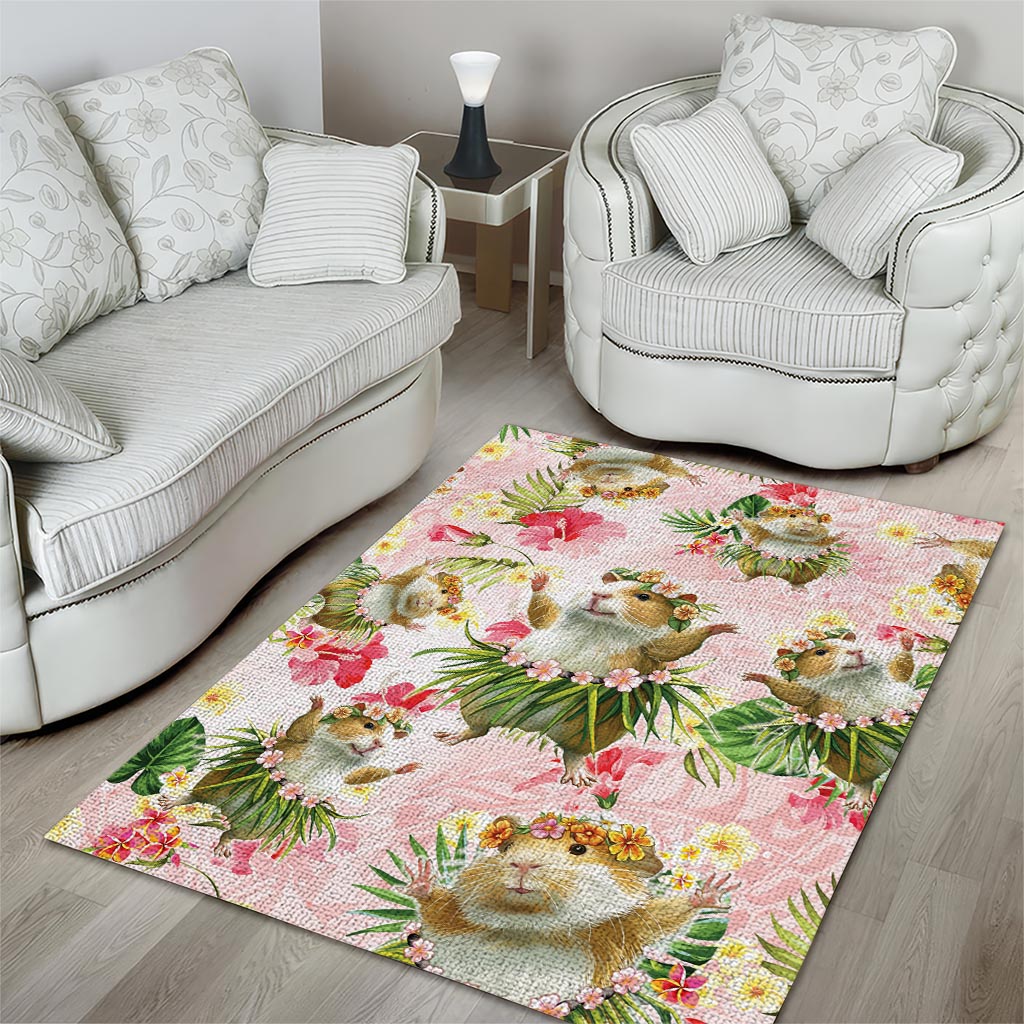 Hawaii Guinea Hula Pig Area Rug Funny Tropical Style LT05 - Polynesian Pride