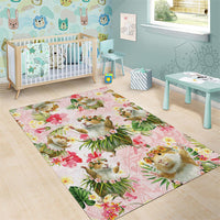 Hawaii Guinea Hula Pig Area Rug Funny Tropical Style LT05 - Polynesian Pride