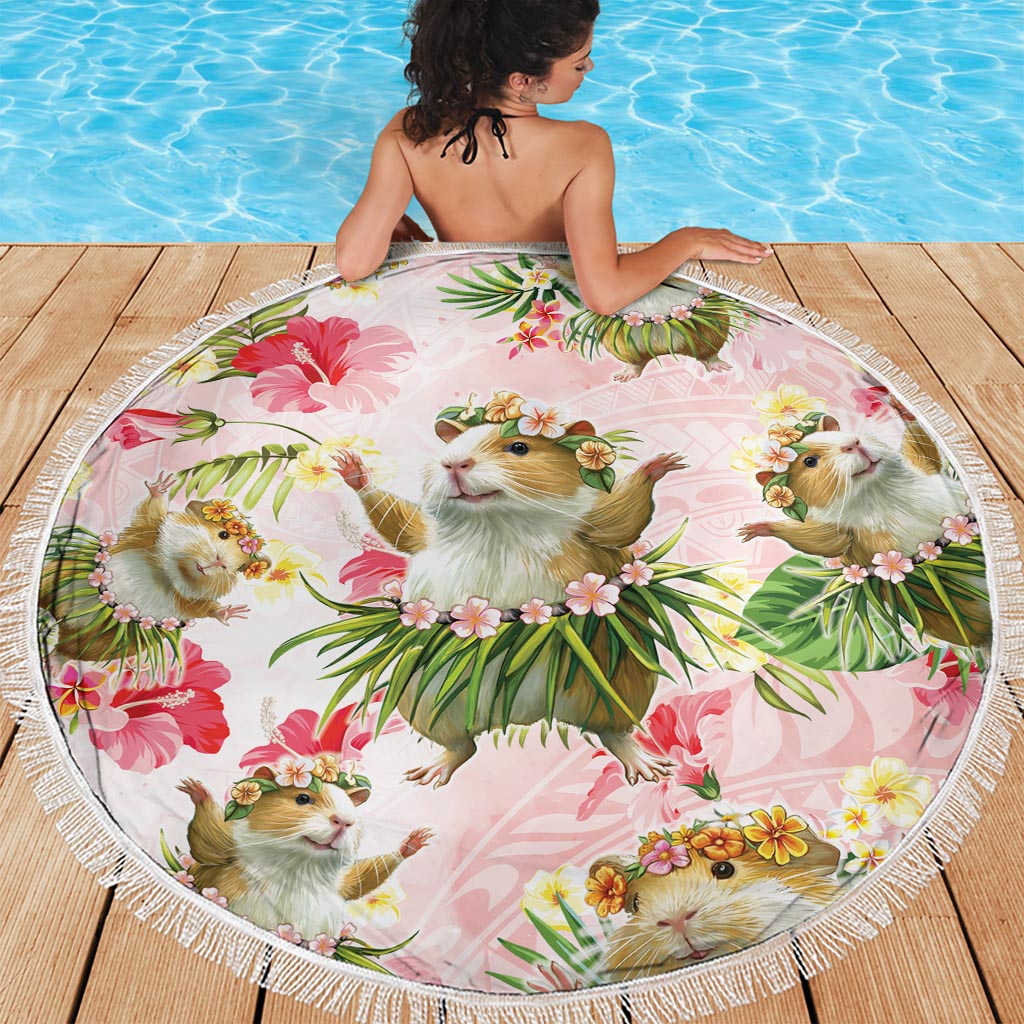 Hawaii Guinea Hula Pig Beach Blanket Funny Tropical Style LT05 - Polynesian Pride
