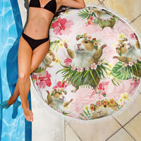 Hawaii Guinea Hula Pig Beach Blanket Funny Tropical Style LT05 - Polynesian Pride