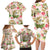 Hawaii Guinea Hula Pig Family Matching Long Sleeve Bodycon Dress and Hawaiian Shirt Funny Tropical Style