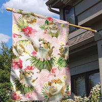 Hawaii Guinea Hula Pig Garden Flag Funny Tropical Style LT05 - Polynesian Pride