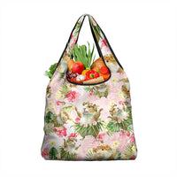 Hawaii Guinea Hula Pig Grocery Bag Funny Tropical Style LT05 1-pack One Size Pink - Polynesian Pride