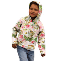 Hawaii Guinea Hula Pig Kid Hoodie Funny Tropical Style LT05 - Polynesian Pride