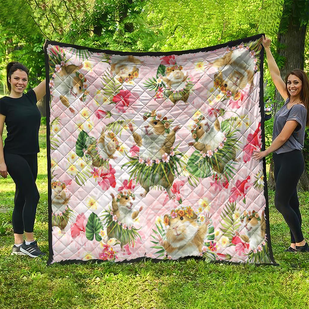 Hawaii Guinea Hula Pig Quilt Funny Tropical Style LT05 - Polynesian Pride