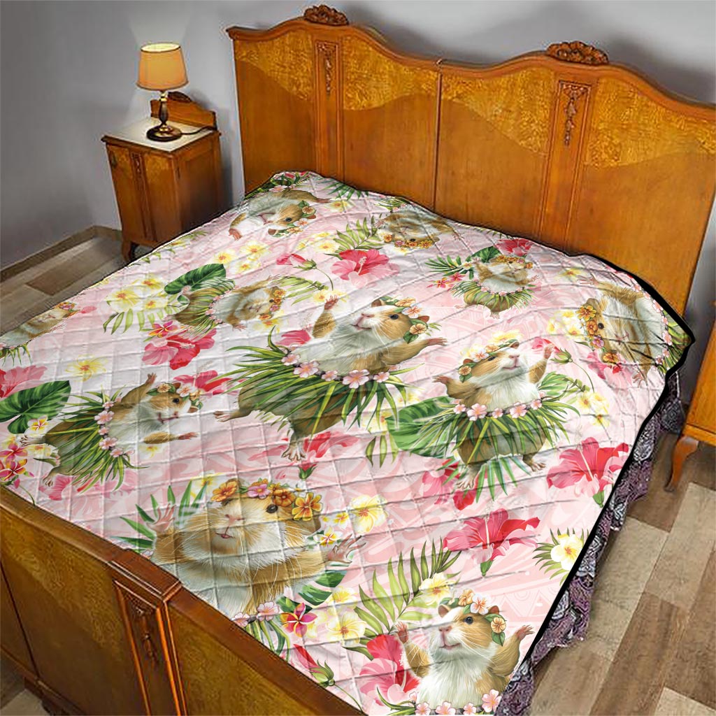 Hawaii Guinea Hula Pig Quilt Funny Tropical Style LT05 - Polynesian Pride