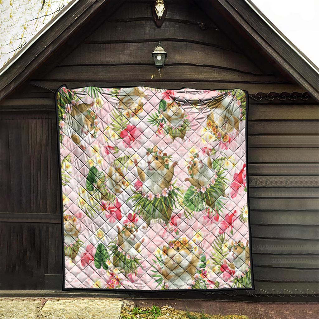 Hawaii Guinea Hula Pig Quilt Funny Tropical Style LT05 - Polynesian Pride