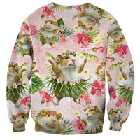 Hawaii Guinea Hula Pig Sweatshirt Funny Tropical Style LT05 - Polynesian Pride