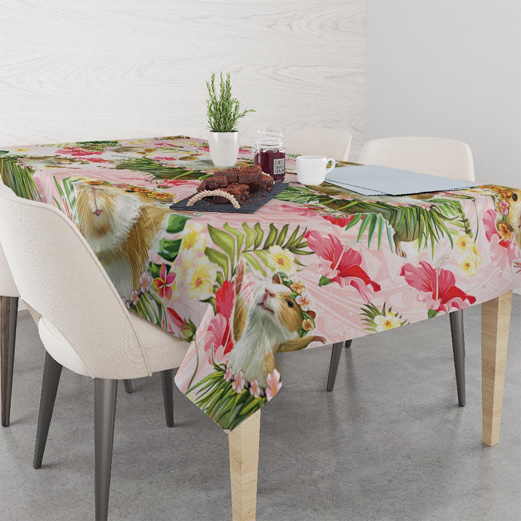 Hawaii Guinea Hula Pig Tablecloth Funny Tropical Style LT05 - Polynesian Pride