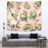 Hawaii Guinea Hula Pig Tapestry Funny Tropical Style LT05 Pink - Polynesian Pride
