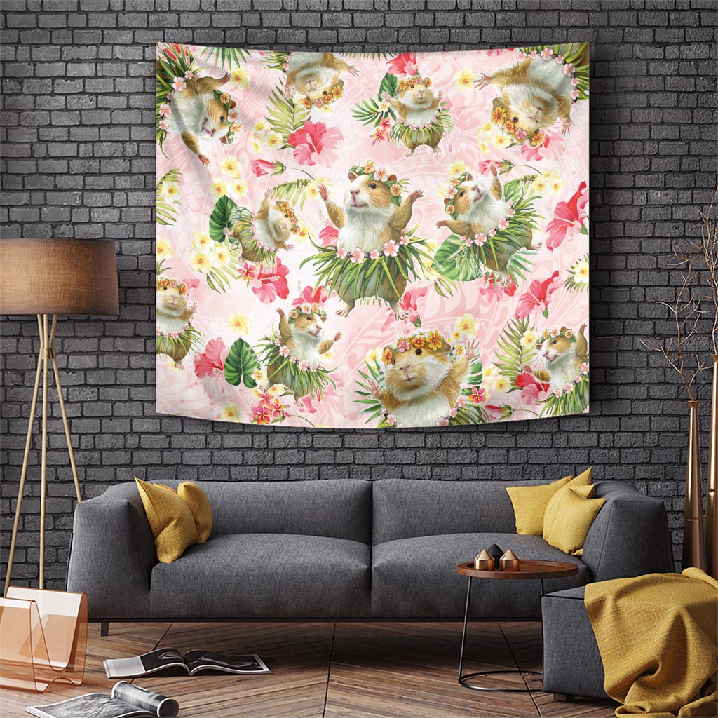 Hawaii Guinea Hula Pig Tapestry Funny Tropical Style LT05 - Polynesian Pride