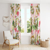 Hawaii Guinea Hula Pig Window Curtain Funny Tropical Style LT05 - Polynesian Pride
