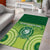 Ballantine Memorial School Area Rug With Fijian Tapa Pattern