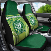 Ballantine Memorial School Car Seat Cover With Fijian Tapa Pattern LT05 - Polynesian Pride