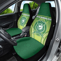 Ballantine Memorial School Car Seat Cover With Fijian Tapa Pattern LT05 - Polynesian Pride