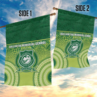 Ballantine Memorial School Garden Flag With Fijian Tapa Pattern LT05 - Polynesian Pride