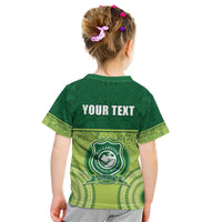 Personalised Ballantine Memorial School Kid T Shirt With Fijian Tapa Pattern LT05 - Polynesian Pride