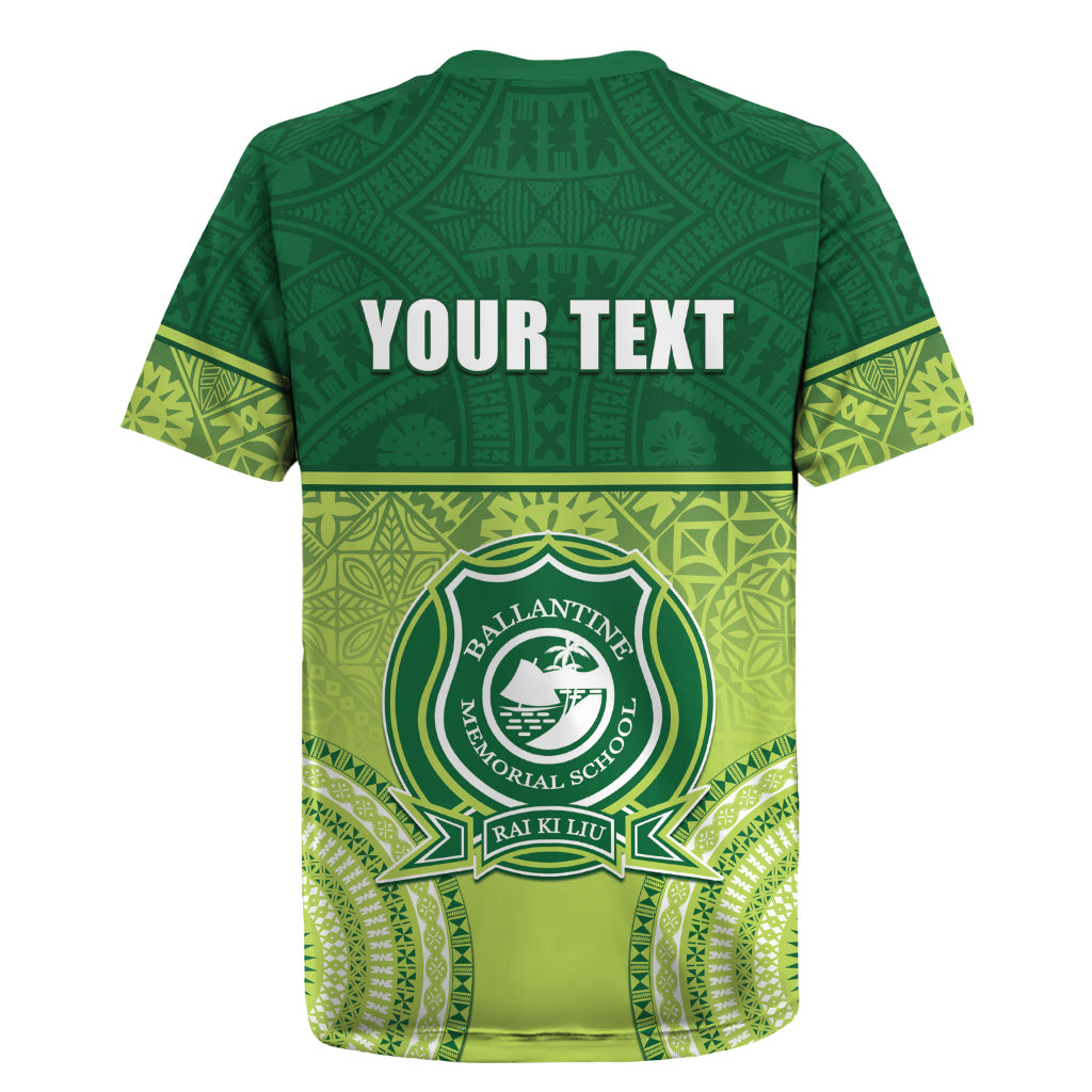 Personalised Ballantine Memorial School Rugby Jersey With Fijian Tapa Pattern LT05 - Polynesian Pride