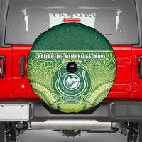 Ballantine Memorial School Spare Tire Cover With Fijian Tapa Pattern LT05 - Polynesian Pride