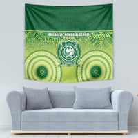 Ballantine Memorial School Tapestry With Fijian Tapa Pattern LT05 - Polynesian Pride