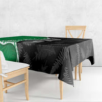 New Zealand Aotearoa Tablecloth Kiwi Fern Maori Pattern Green Version LT05 - Polynesian Pride